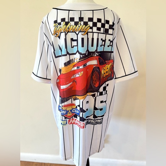 Disney / Pixar Cars Lightning McQueen baseball jersey - Picture 4 of 5